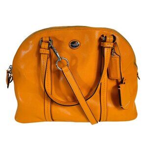 Coach Orange Satchel Bag
